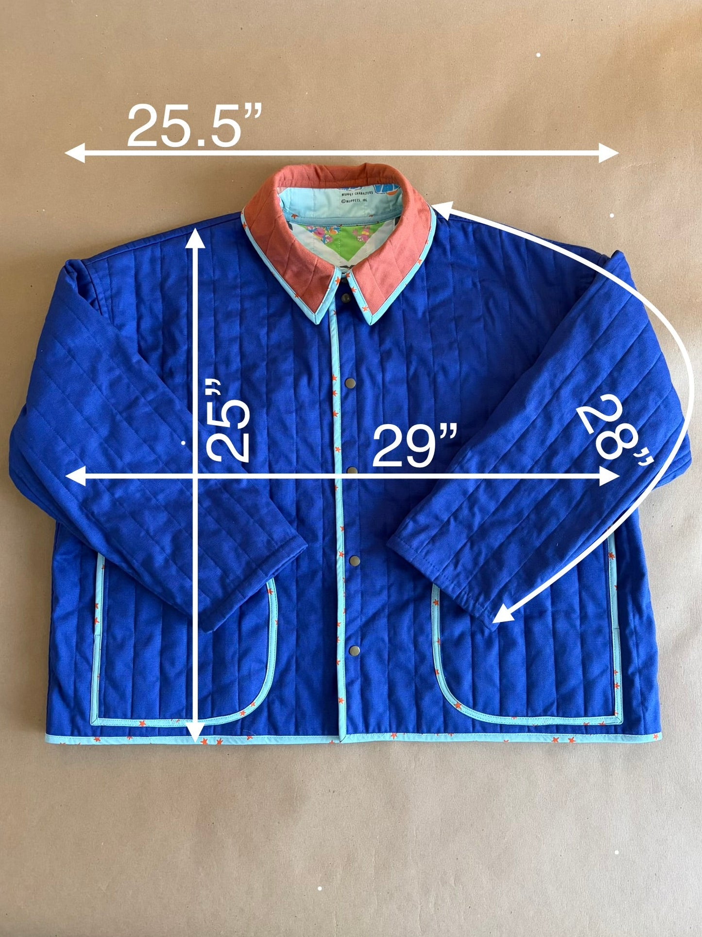 RTS Adult Quilted Reversible Chore Coat | size XXL