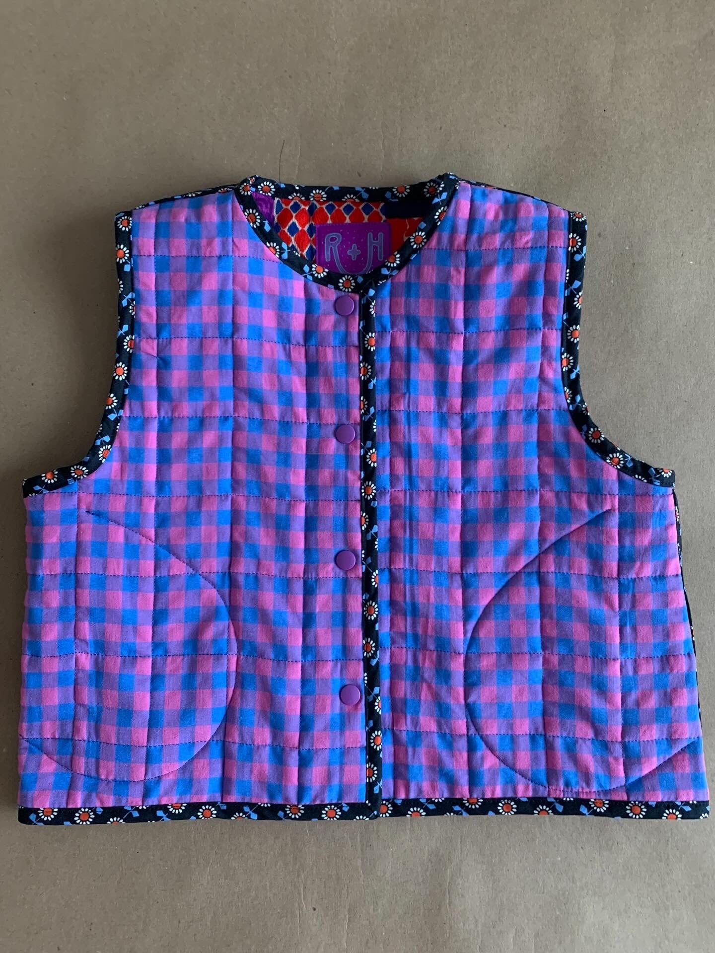 RTS Boxy Quilted Vest | size 6-8yr