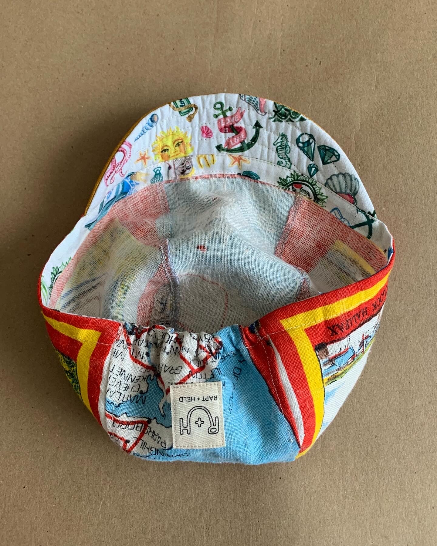 RTS | Brimmed Cap | cycling style skip | size small 53-56cm