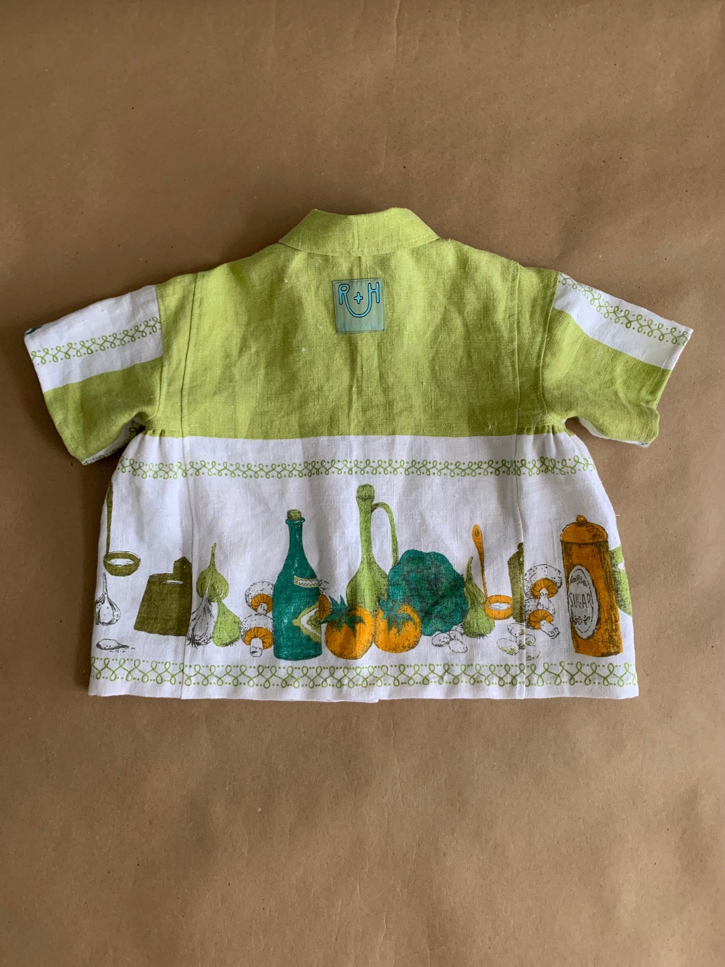 RTS linen top and shorts set | 7-9yr