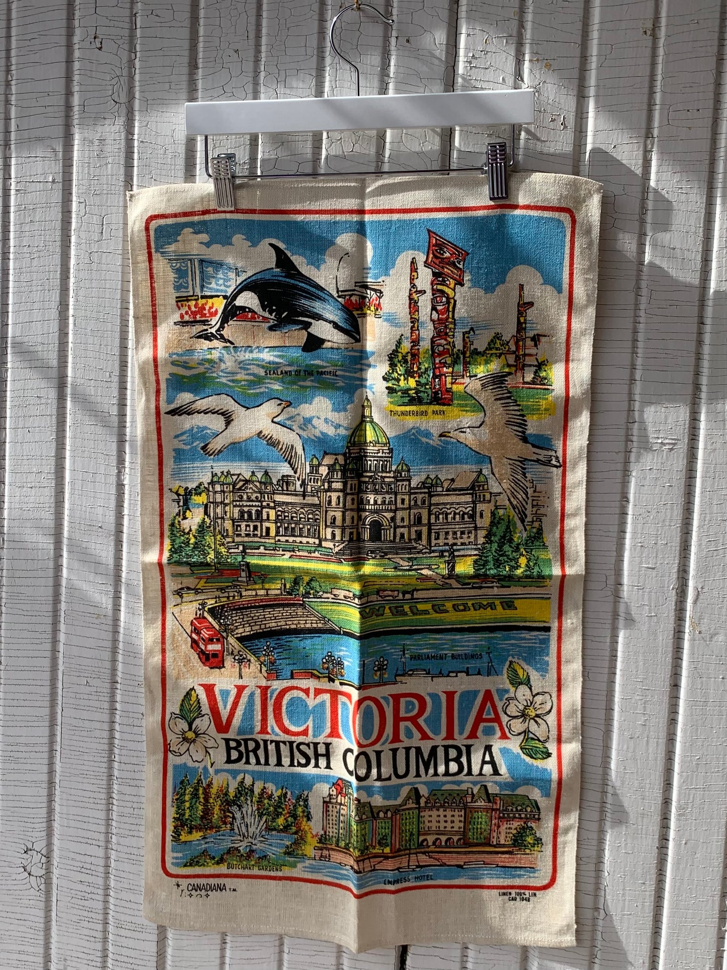 Victoria tea towel