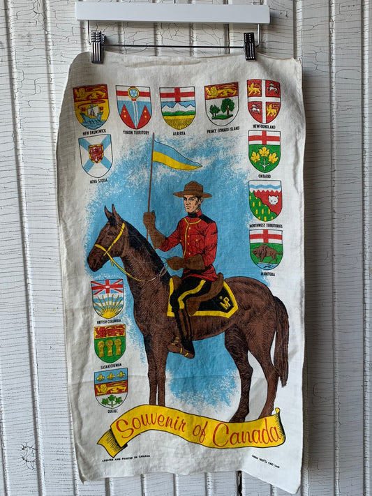 Mounty tea towel