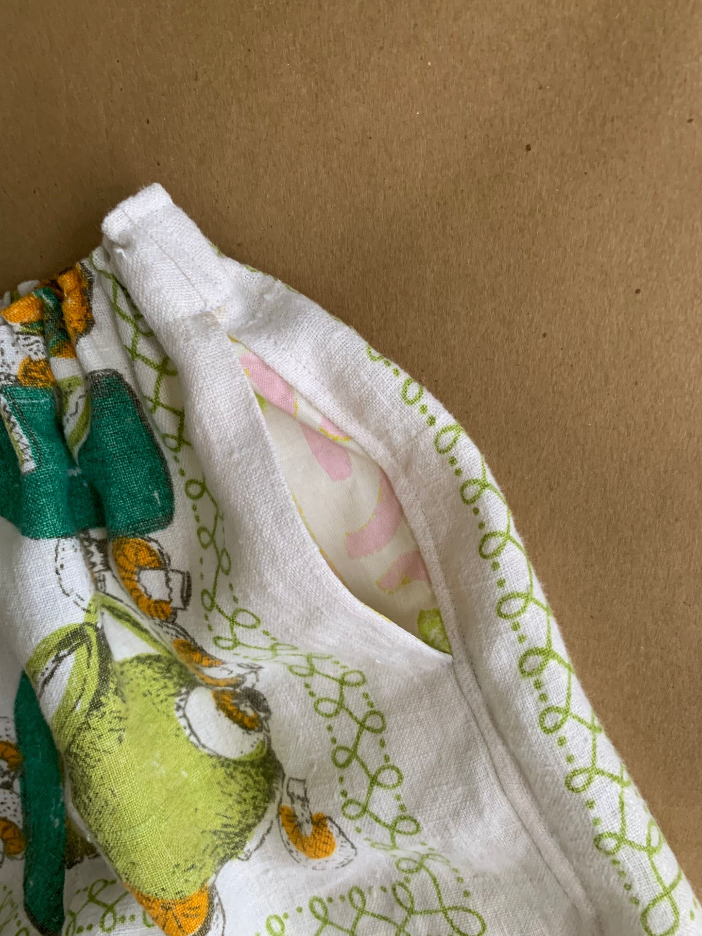 RTS linen top and shorts set | 7-9yr