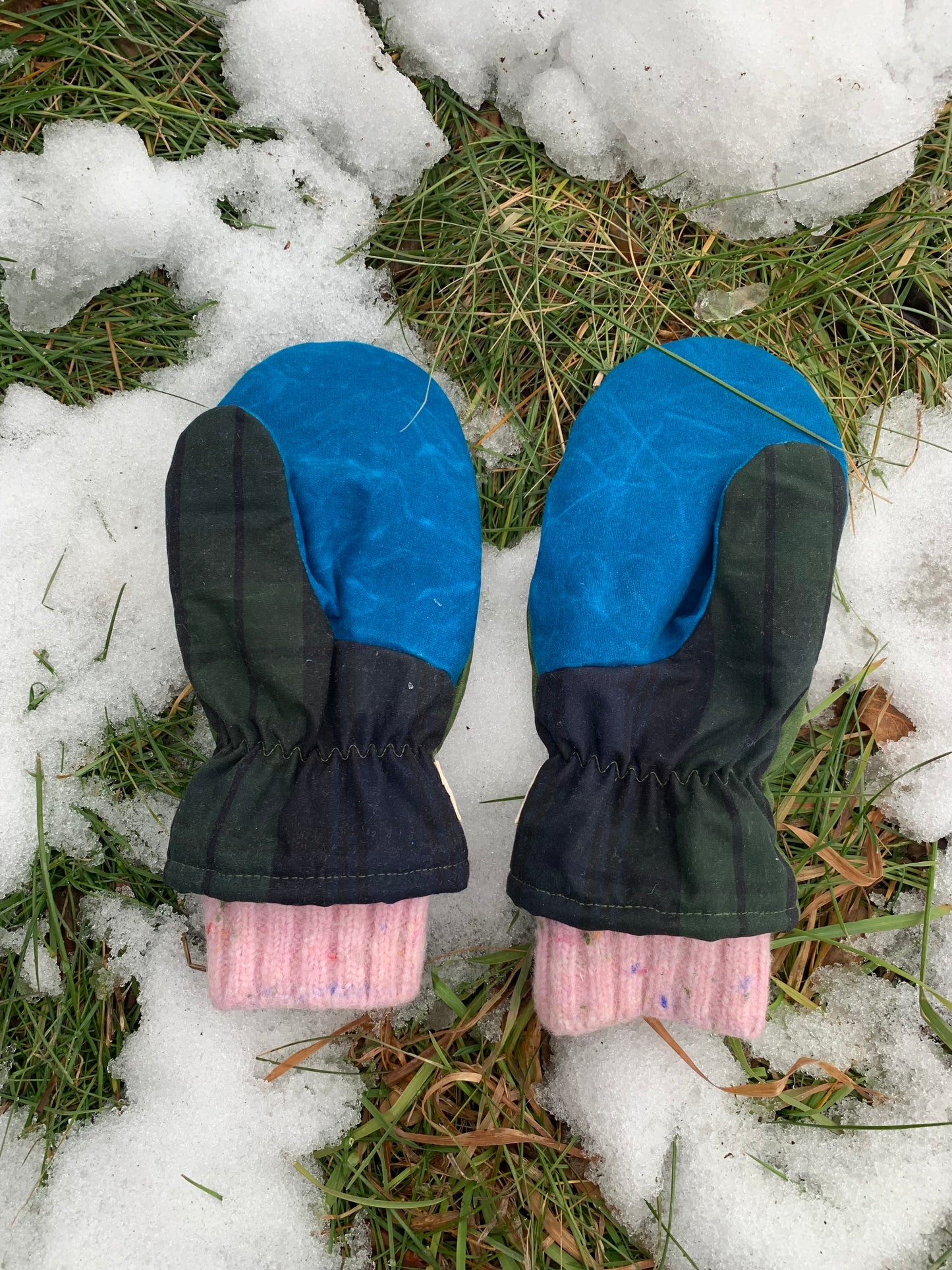 RTS | Waxed Canvas Mittens | adult S