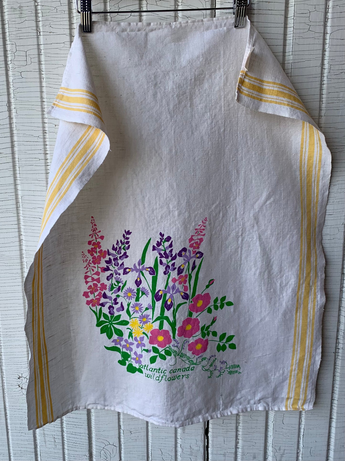 Wild Flowers tea towel