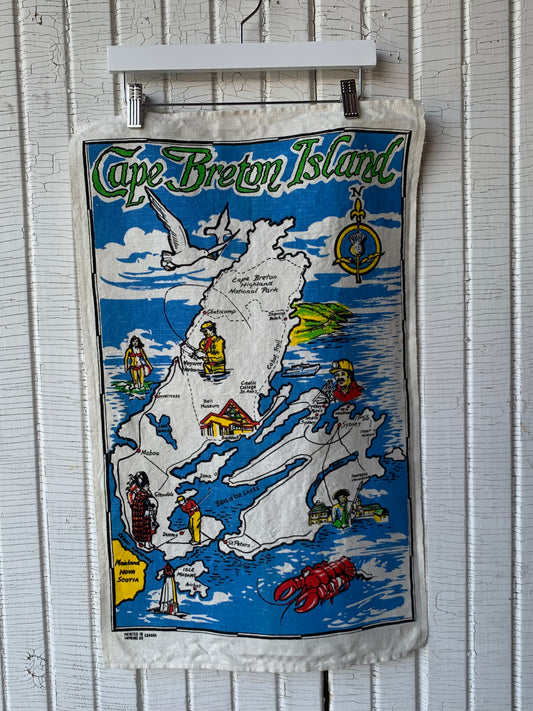 Cape Breton Island tea towel