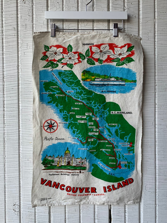 Vancouver Island  tea towel