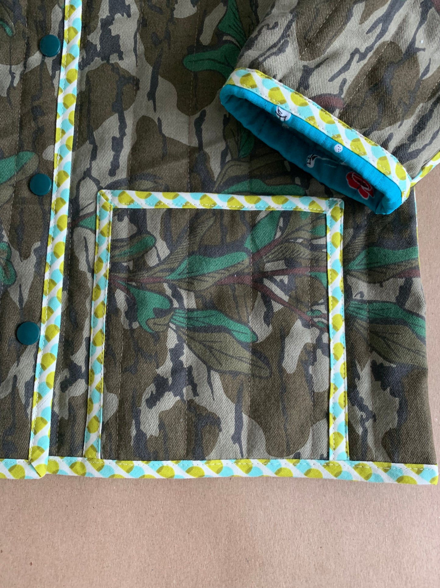 RTS | Quilted Chore coat | size 5-6yr