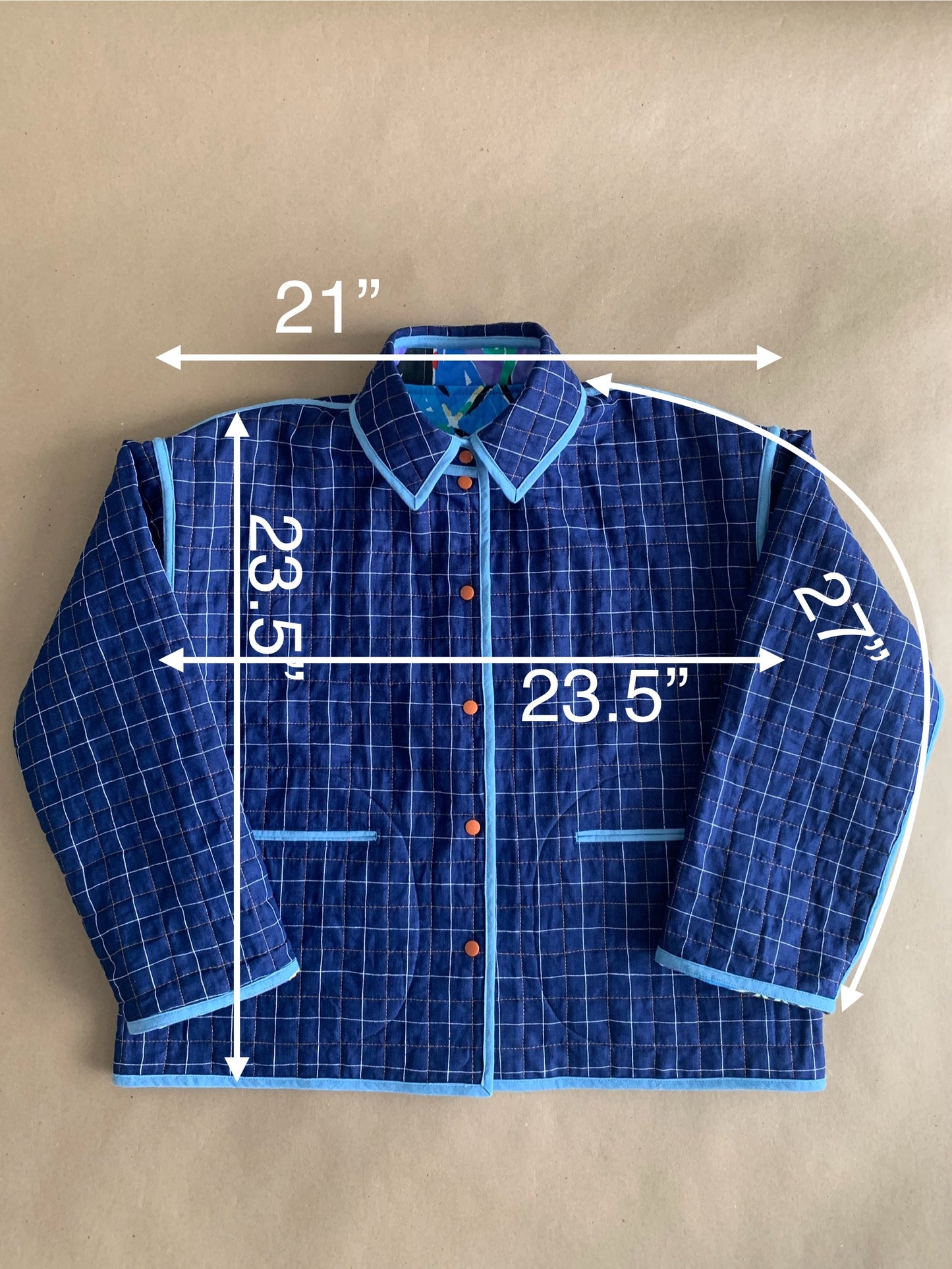 RTS Adult Quilted Reversible Chore Coat | size M
