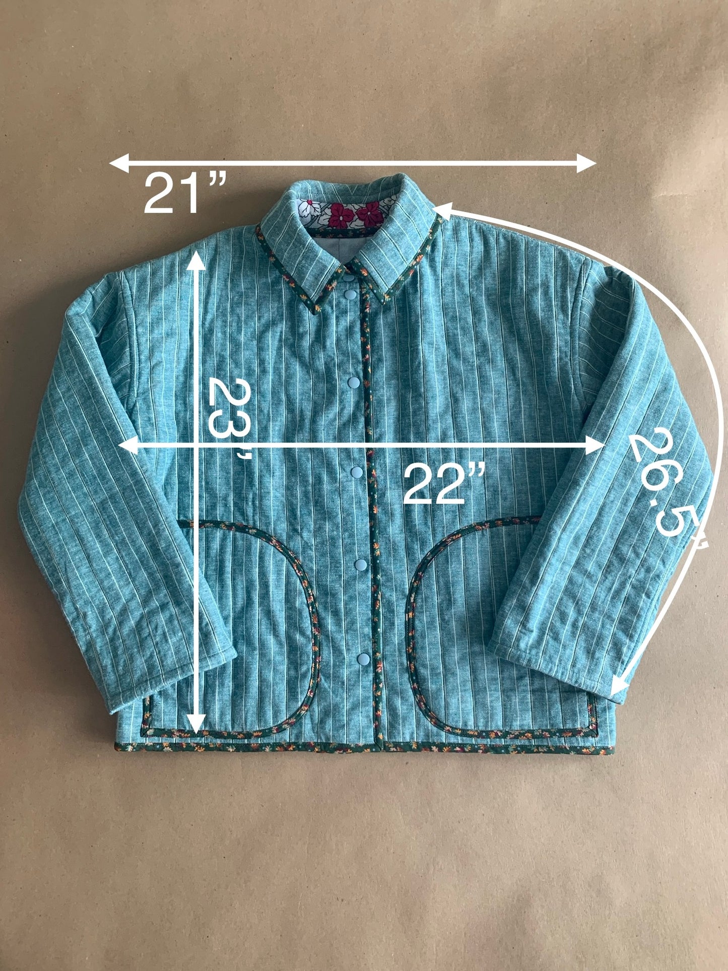 RTS Adult Quilted Reversible Chore Coat | size S