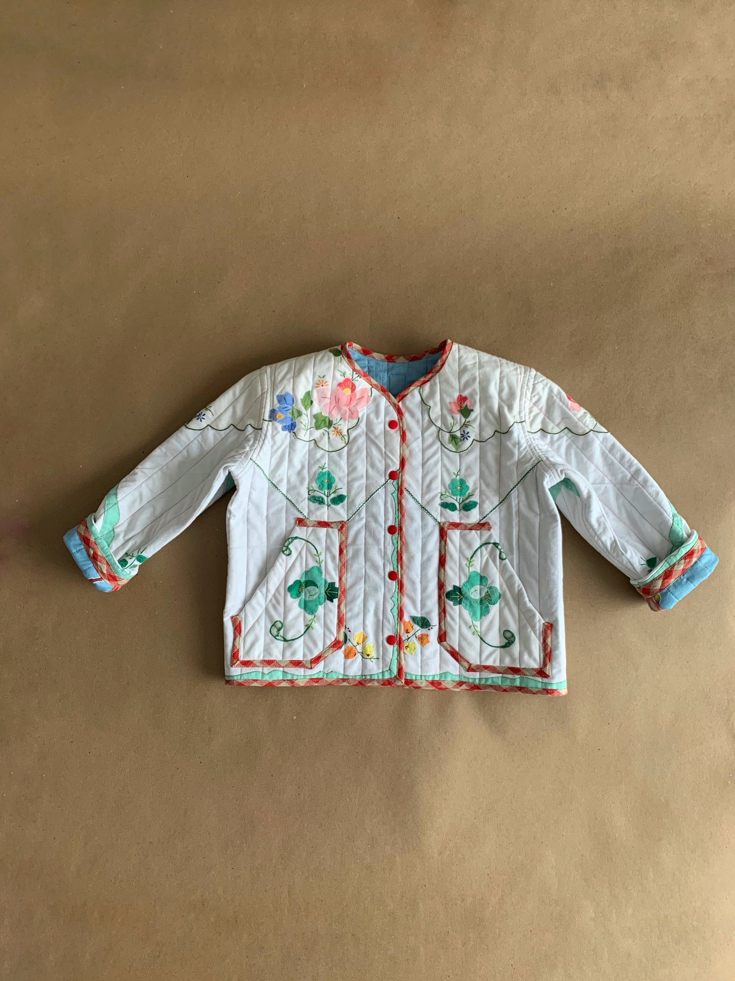 RTS Quilted Reversible Chore coat | size 6-8T