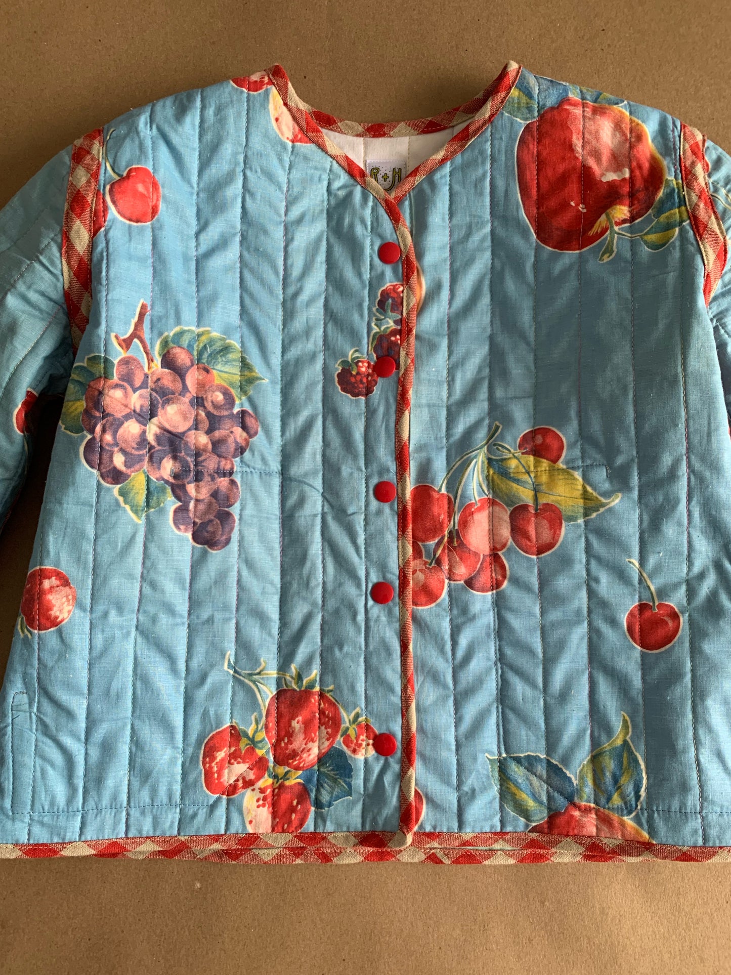 RTS Quilted Reversible Chore coat | size 6-8T