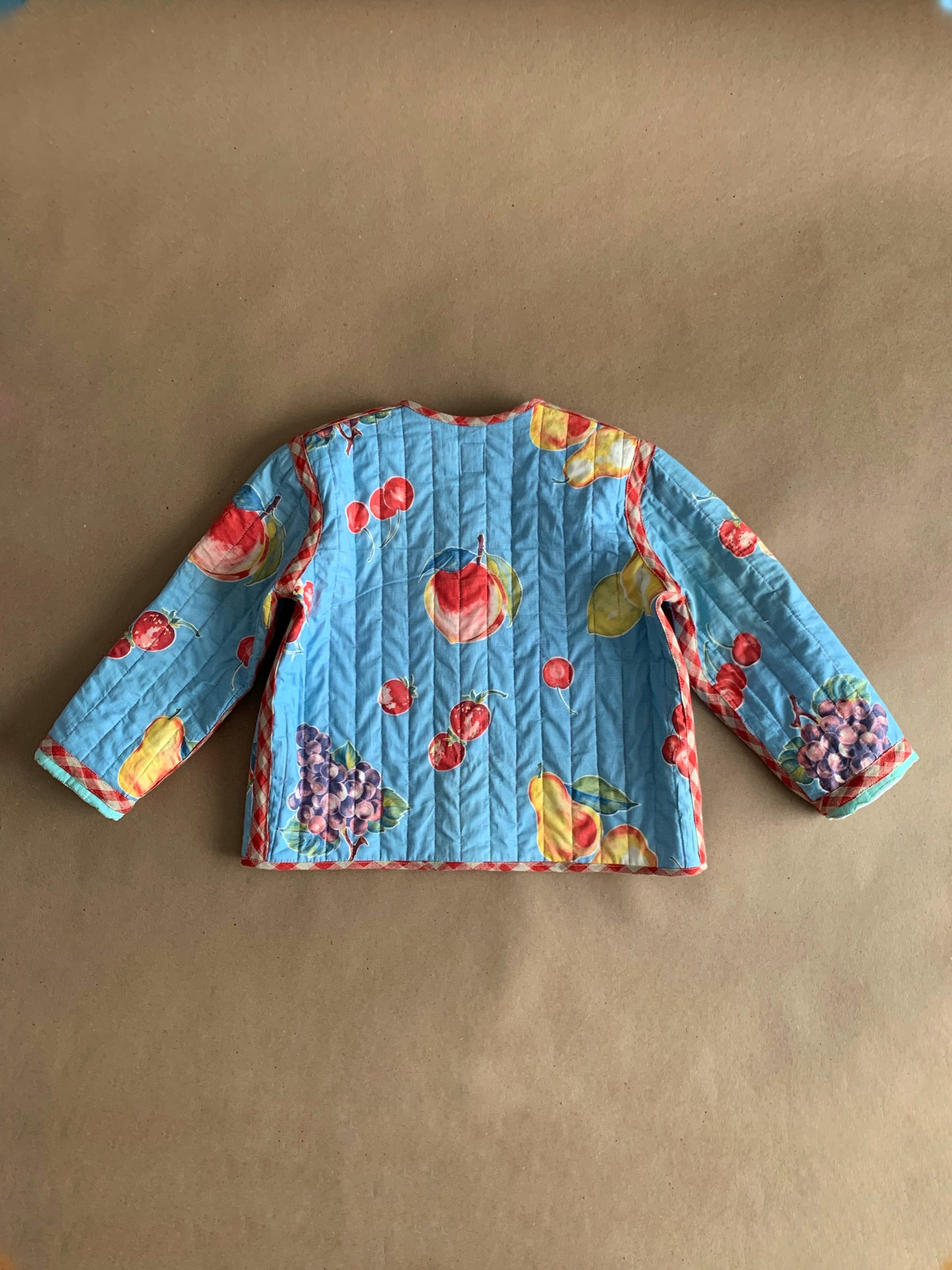 RTS Quilted Reversible Chore coat | size 6-8T