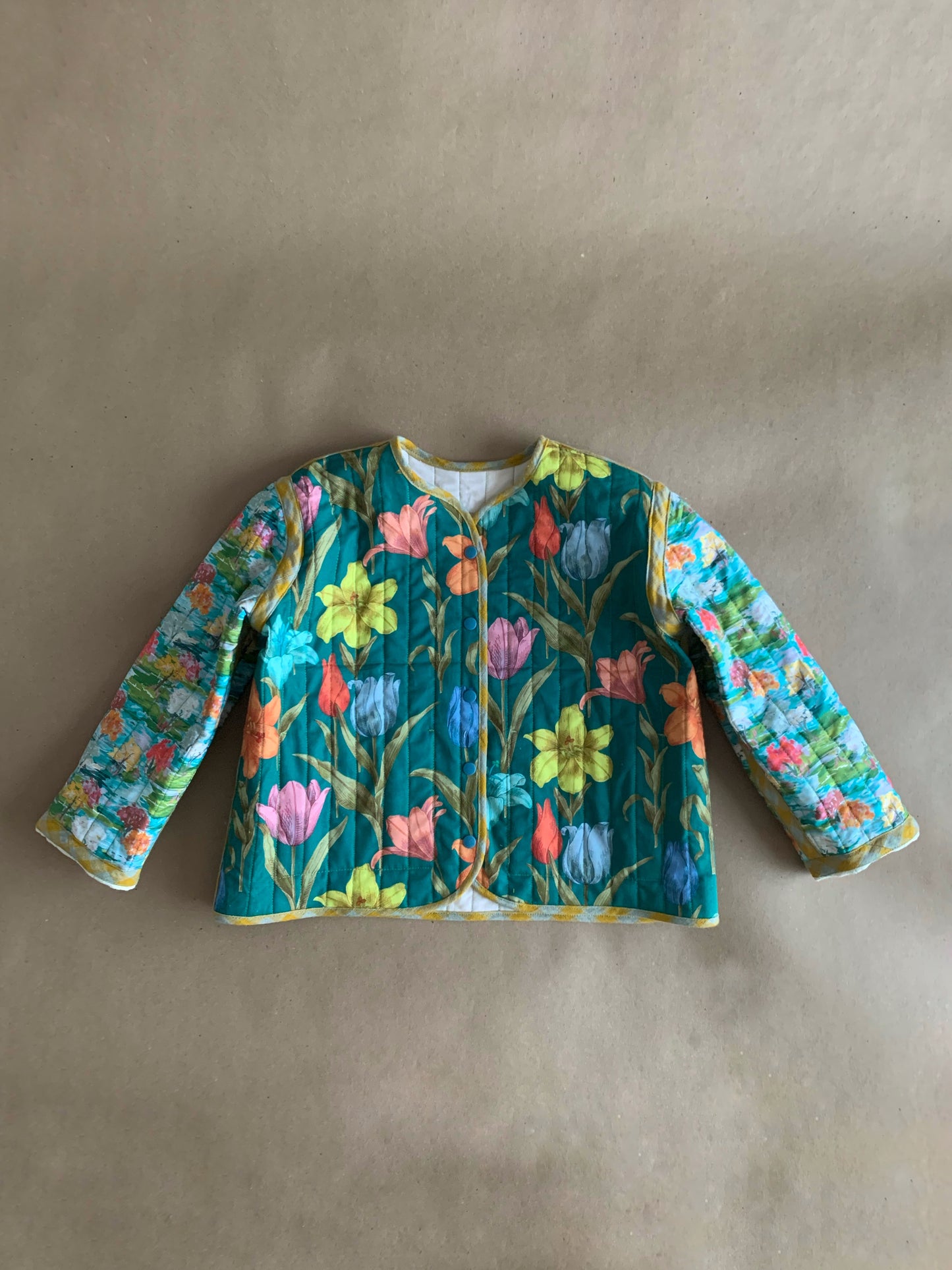 RTS Quilted Reversible Chore coat | size 6-8T