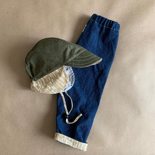 Waxed Canvas Earflap Cap