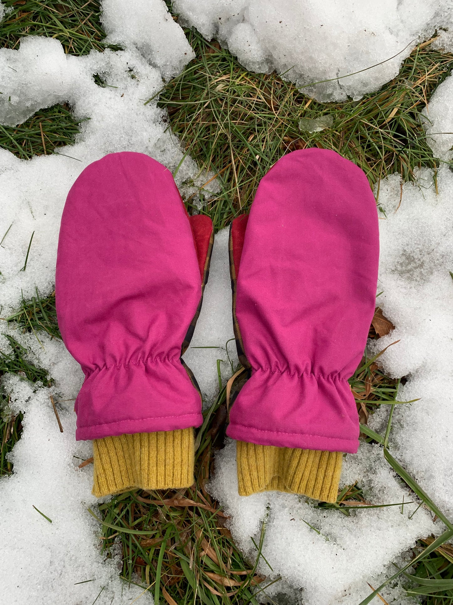 RTS | Waxed Canvas Mittens | adult M