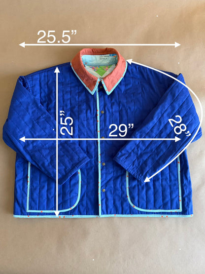 RTS Adult Quilted Reversible Chore Coat | size XXL