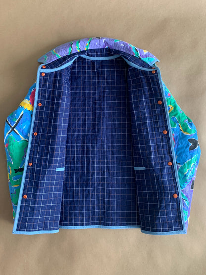 Adult Quilted Reversible Chore Coat