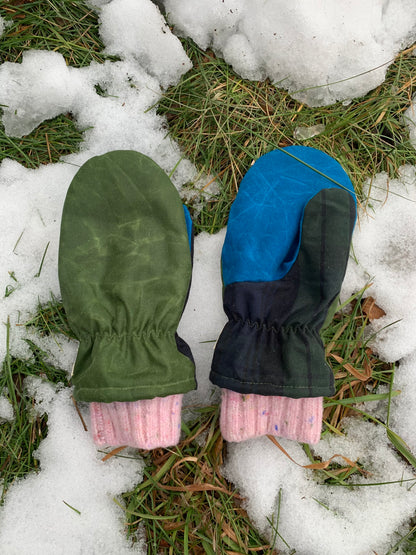 RTS | Waxed Canvas Mittens | adult S
