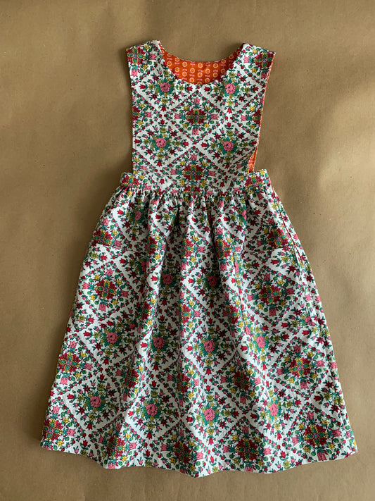 RTS | Pinafore Dress | size 9-10yr