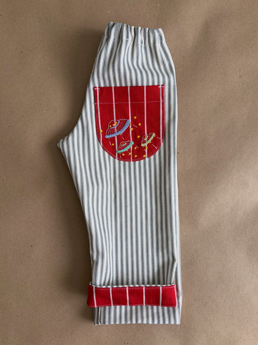 RTS | wide leg striped Pants | 2-3yr