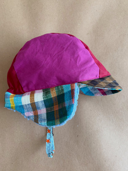 RTS | Waxed Canvas Earflap Cap | Kid size 49-53cm