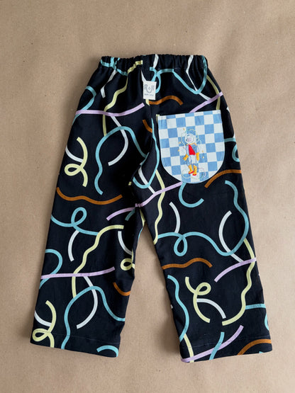 RTS | wide leg cotton/linen Pants | 3-4yr