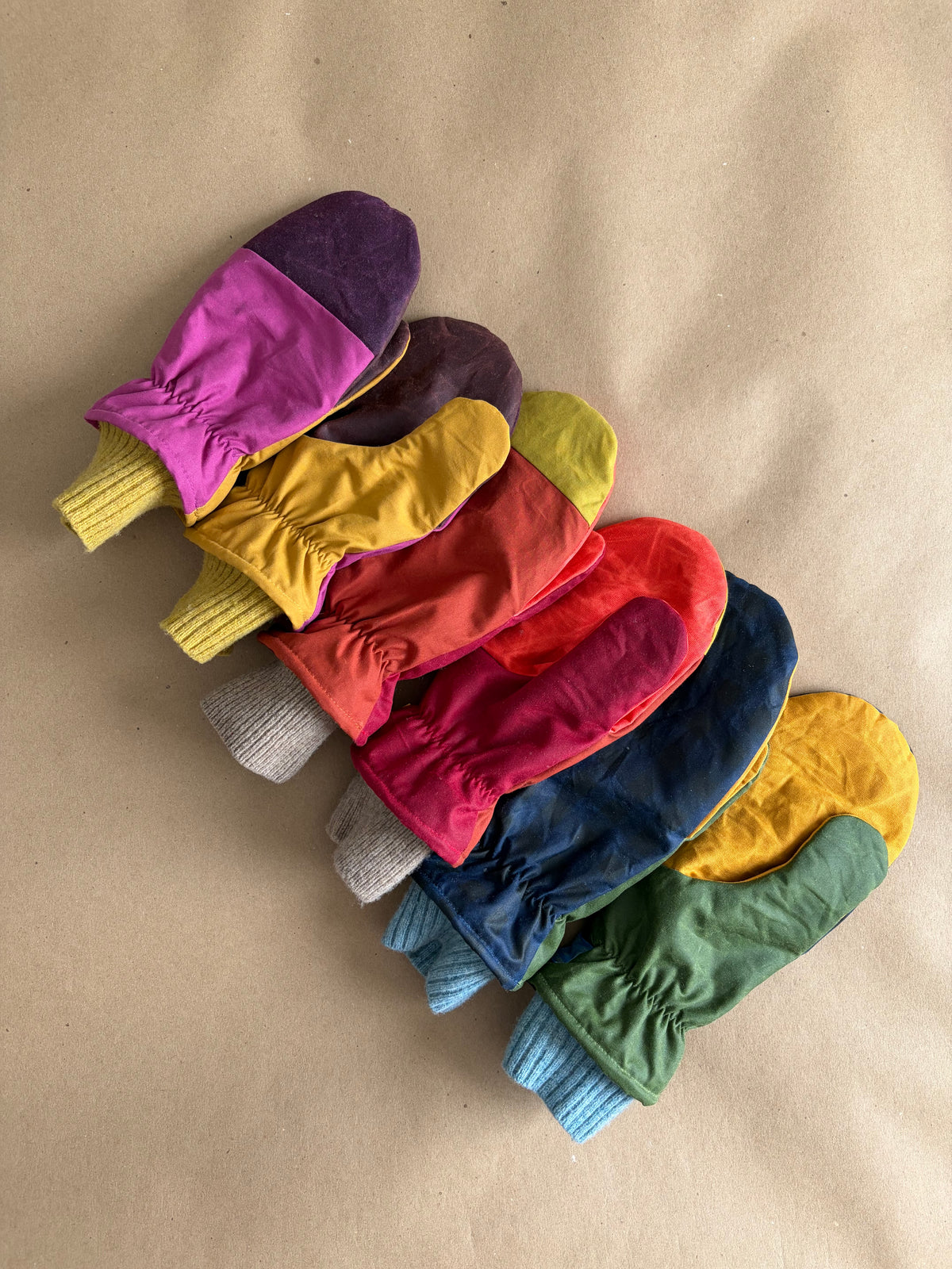 Waxed Canvas Mittens