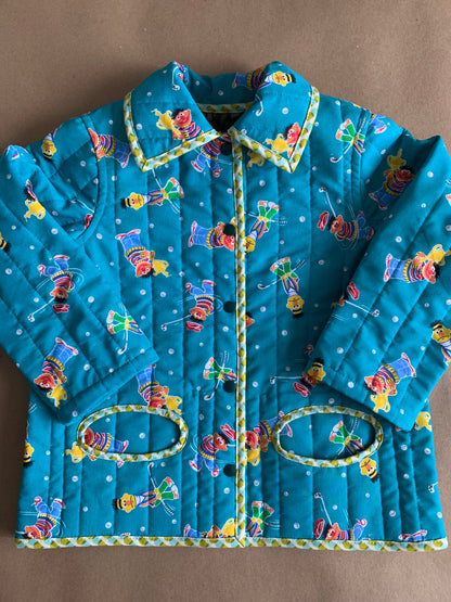 RTS | Quilted Chore coat | size 5-6yr