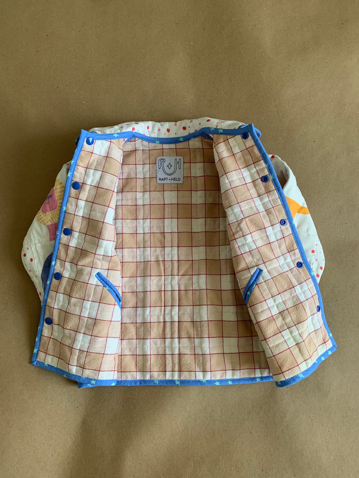 RTS | Quilted Chore coat | size 2-3yr