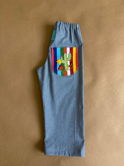 RTS | wide leg cotton Pants | 4yr