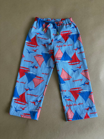 RTS | wide leg cotton Pants | 5yr