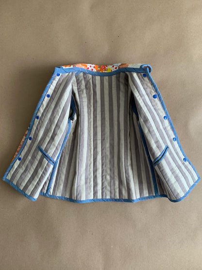 RTS | Quilted Chore coat | size 5-6yr