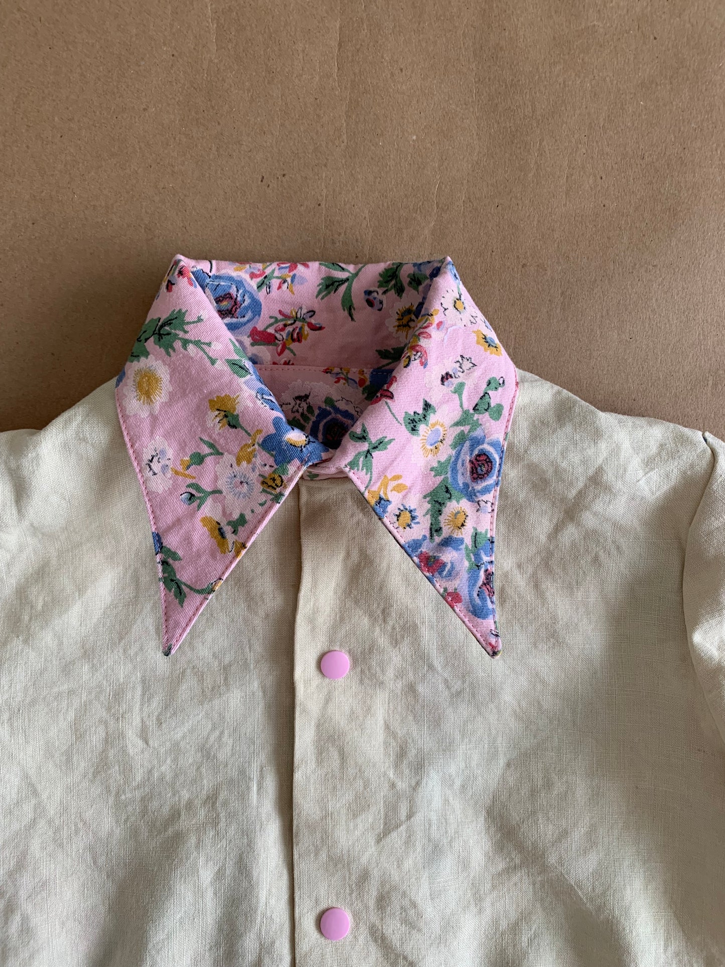 RTS | short sleeve short/jacket and skirt set | 7-8yr