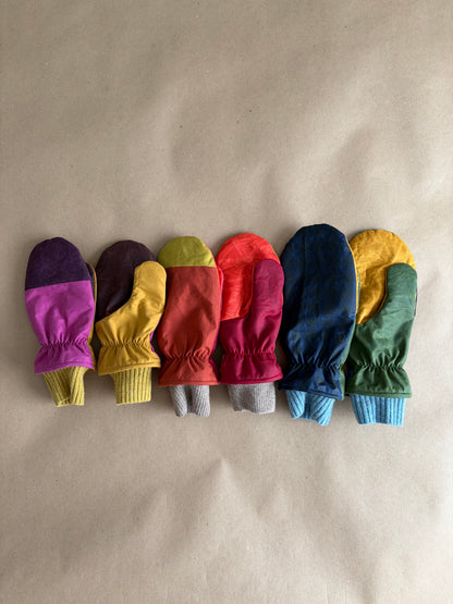 Waxed Canvas Mittens