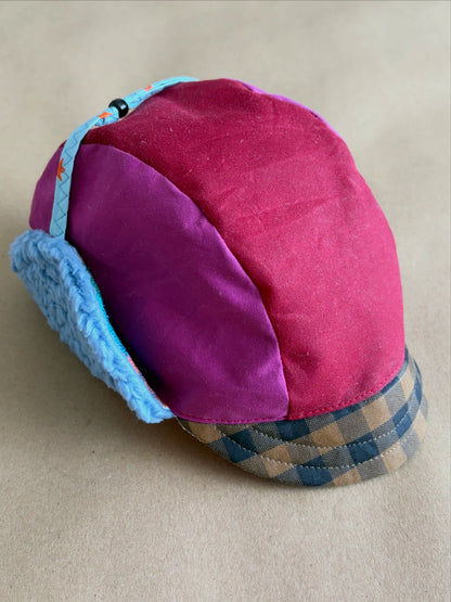 RTS | Waxed Canvas Earflap Cap | Kid size 49-53cm