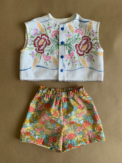 RTS | Two Piece floral Set | size 1-2yr
