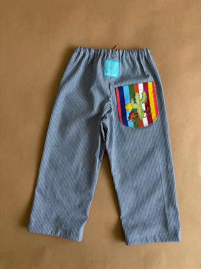RTS | wide leg cotton Pants | 4yr