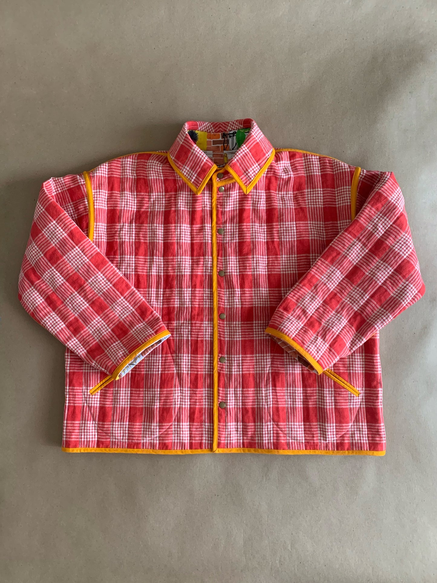 Adult Quilted Reversible Chore Coat