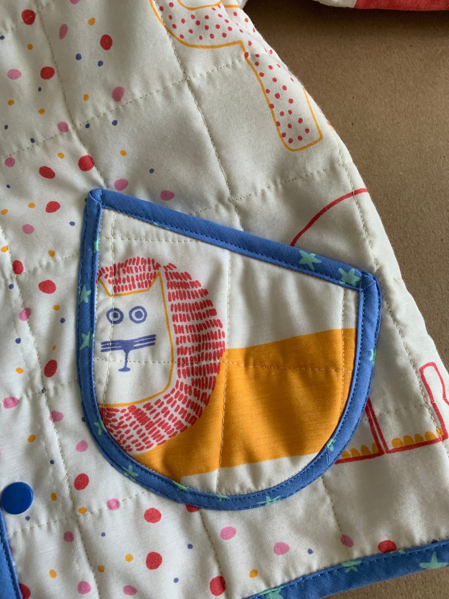 RTS | Quilted Chore coat | size 2-3yr