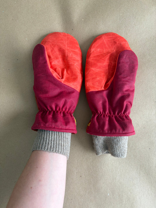 RTS | Waxed Canvas Mittens | adult M