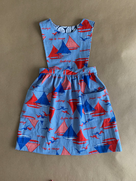 RTS | Pinafore Dress | size 5-6yr