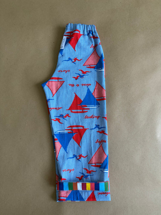 RTS | wide leg cotton Pants | 5yr