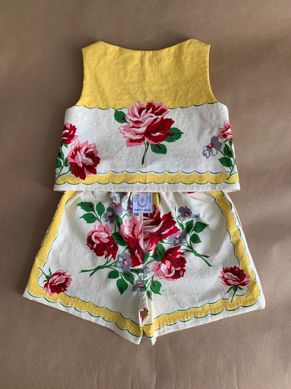 RTS | sleeveless top and shorts set | 12yr