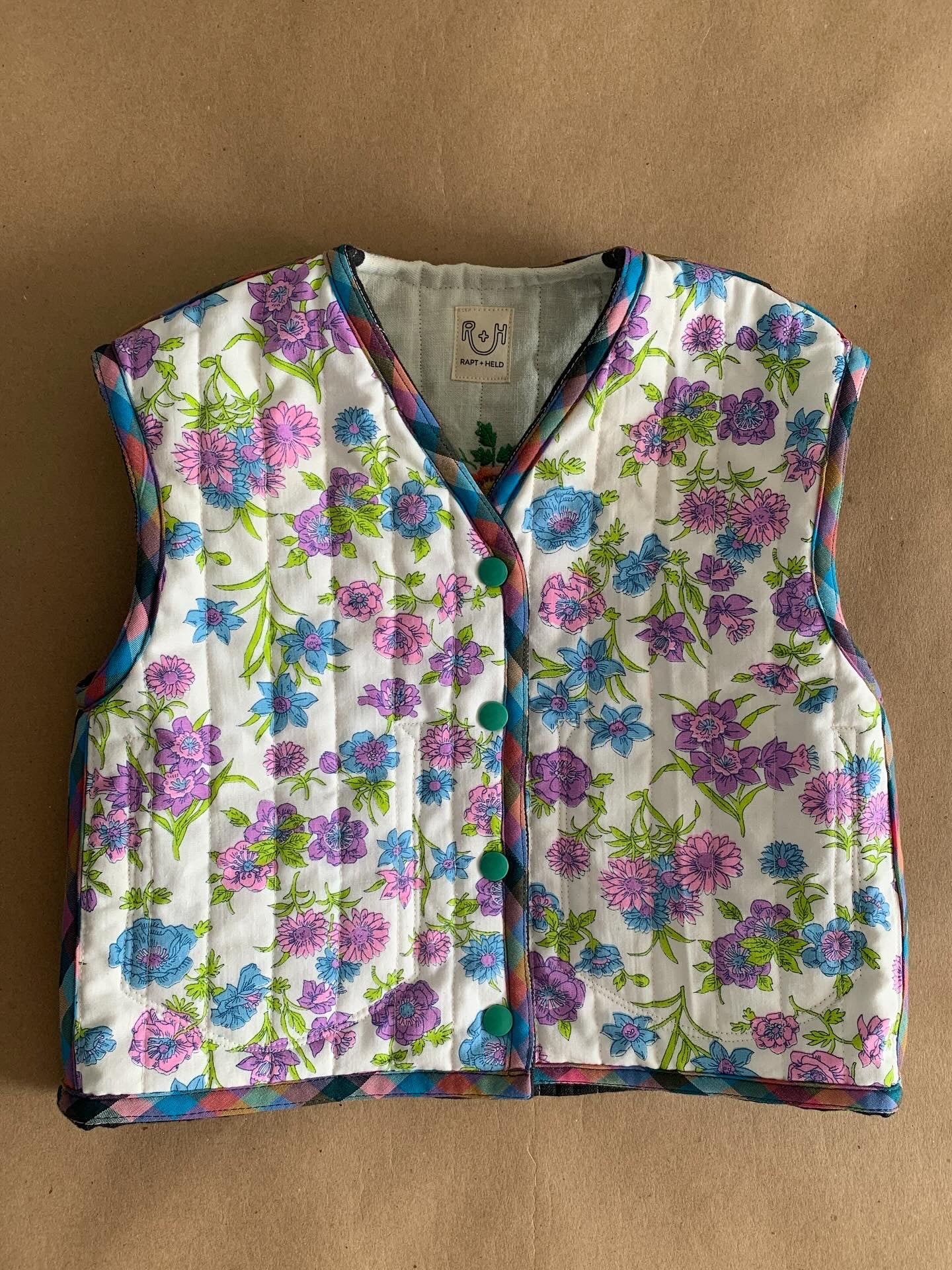 RTS | Boxy Quilted Vest | size 2-3yr