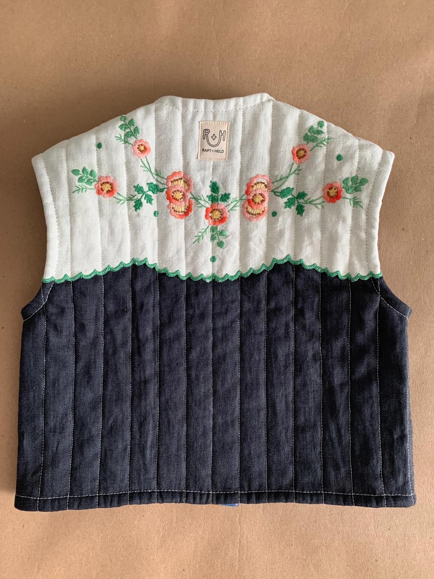 RTS | Boxy Quilted Vest | size 2-3yr