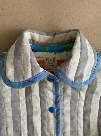 RTS | Quilted Chore coat | size 5-6yr