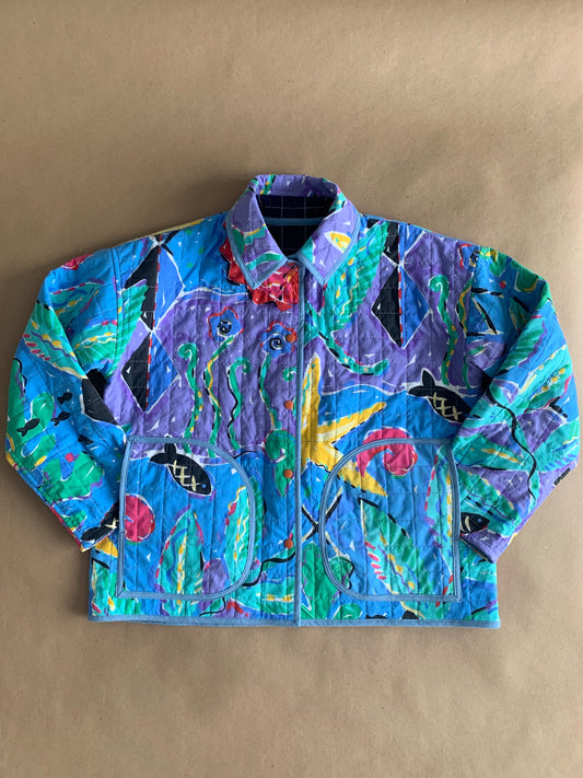 RTS Adult Quilted Reversible Chore Coat | size M