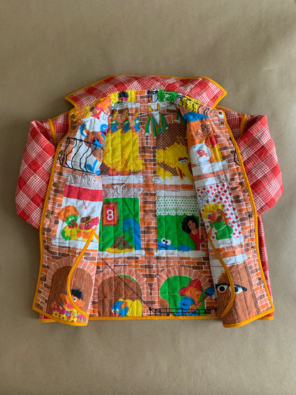 Adult Quilted Reversible Chore Coat