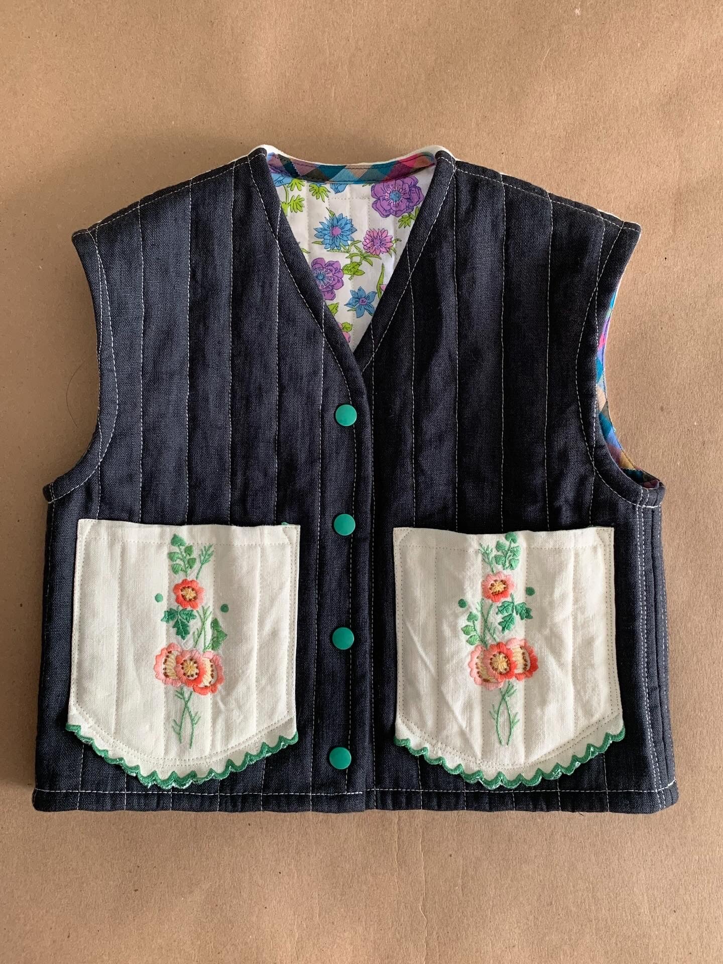 RTS | Boxy Quilted Vest | size 2-3yr